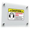 Loud Noise Area Caution Vinyl Decal 1