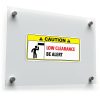 Low Clearance Warning Vinyl Sticker