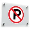 No Parking Sign Vinyl Sticker 1