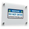 Notice Do Not Enter Authorized Personnel Only Sticker 1