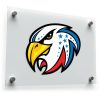 Patriotic Eagle Head Vinyl Sticker