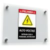 Peligro Alto Voltaje Warning Sticker 1