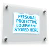 Personal Protective Equipment Stored Here Sticker 1