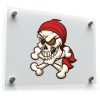 Pirate Skull with Bandana Vinyl Sticker 1