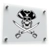 Pirate Skull with Crossed Swords Vinyl Sticker 1
