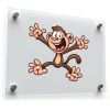 Playful Cartoon Monkey Vinyl Decal 1