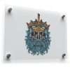 Poseidon King Of Sea Warrior Skull Sticker