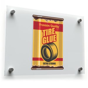Premium Quality Tire Glue Sticker