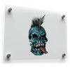 Punk Rock Skull Vinyl Sticker 1