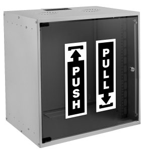 Alternative view of "Push" and "Pull" Vinyl Door Stickers