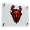 Red Demon Head Vinyl Decal 1