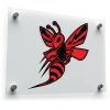 Red and Black Wasp Sticker Decal 1
