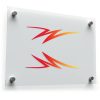 Red and Orange Flame Decal Set