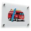 Retro Surf Van Vinyl Sticker