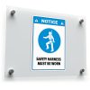 Safety Harness Must Be Worn Sticker 1