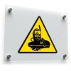 Scuba Diver Warning Sign Vinyl Sticker 1