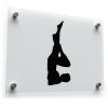 Shoulder Stand Pose (Sarvangasana) Yoga Silhouette Decal 1