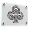 Skull and Club Vinyl Decal 1
