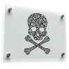 Skull and Crossbones Pattern Decal 1