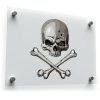 Skull and Crossbones Vinyl Sticker 1