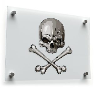 Skull and Crossbones Vinyl Sticker