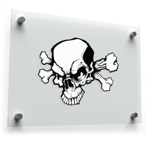 Skull and Crossbones Vinyl Decal