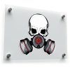 Skull with Gas Mask Sticker 1