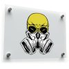Skull with Gas Mask Sticker