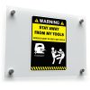 Stay Away From My Tools Warning Sign Sticker