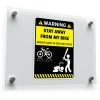 Stay Away From My Bike Warning Sticker 1