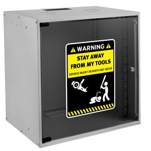 Alternative view of "Stay Away from My Tools" Warning Sticker