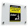 "Stay Away from My Inflatable Boat" Warning Vinyl Sticker