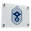 US Air Force Master Sergeant Rank Insignia Decal 1