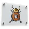 Viking Shield and Helmet Vinyl Decal