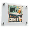 Vintage "We Are Open/Closed" Sign Set 1