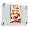 Vintage Coffee Sign Vinyl Sticker
