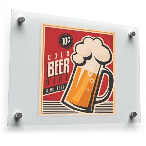 Vintage Cold Beer Sign