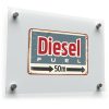 Vintage Diesel Fuel Sign Sticker