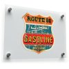 Vintage Route 66 Gasoline Sign Vinyl Decal