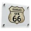 Vintage Route 66 Kansas Sticker
