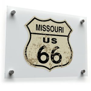 Vintage Route 66 Missouri Sticker