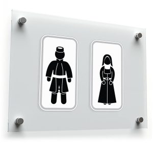 WC Restroom Signs