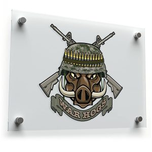 War Hogs Military Boar Decal
