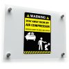 Warning Air Compressor Safety Sticker