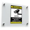 Warning CCTV Security Camera System Sticker