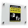 Warning: Do Not Disturb The Welding Man Sticker