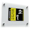 Warning Do Not Disturb the Pool Player Vinyl Sticker