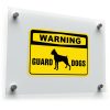 Warning: Guard Dogs Sign Vinyl Decal