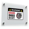 Warning Guard Dogs on Duty Sticker