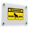 "Warning Guard Dogs" Vinyl Decal 1